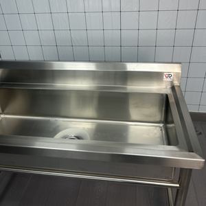 VICTORY <b>KITCHEN</b> Beat Quality <b>Commercial</b> Restaurant Stainless Steel Single Bowl <b>Kitchen</b> <b>Equipment</b> Defrosting Sink for Lab - Product Image 5