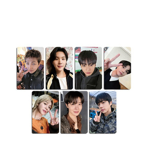 Set de 7 Fototarjetas KPOP de ARIRANG, Tarjetas LOMO Brillantes de Doble Cara, JIN, JIMIN, JK, <span class=keywords><strong>J</strong></span>-<span class=keywords><strong>HOPE</strong></span>, SUGA, V, RM, Regalo para Fans - Product Image 2