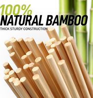 Brochettes en bambou rondes, bâtonnets de bambou lisses sans éclats de 10 cm, 15 cm, 20 cm pour barbecue, fruits, fondue, chocolat