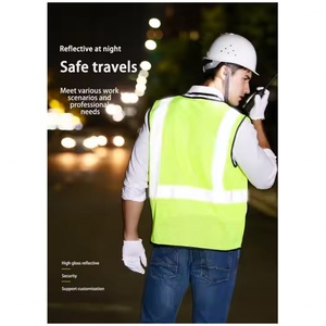 Chemises polo et gilets de sécurité personnalisables haute visibilité, vêtements de travail réfléchissants pour ingénieurs de la construction avec support de logo - Product Image 5