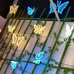 Decorazione di eventi liscia per esterni/interni Led farfalla <span class=keywords><strong>apertura</strong></span> automatica e chiusura di visualizzazione farfalle - Product Image 1