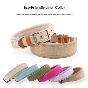 Yumuşak Dolgulu Tasarım, Cırtlı Kapatma, Her Mevsim Kullanımlı, Boğmayan, Küçük ve Büyük Irk Köpekler İçin Yeni Kadife Alaşımlı Köpek Tasması - Product Image 1