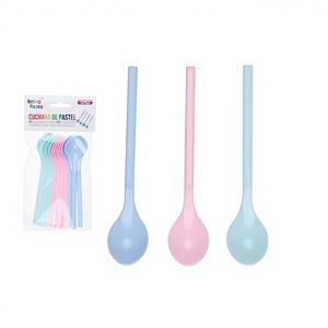 ชุดช้อนขนมหวานสีพาสเทล 12 ชิ้น ยี่ห้อเป่ยหยง จากประเทศจีน สำหรับงานปาร์ตี้และตกแต่งโต๊ะ - Product Image 1