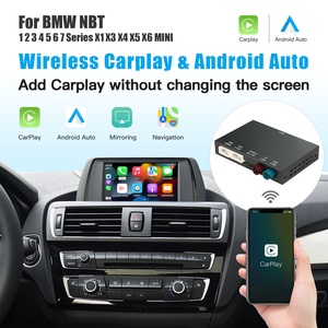 BMW NBTシステム対応ワイヤレスCarPlay Android Autoアダプターボックスモジュールデコーダー：1/3/4/5/6/7シリーズ X1/X3/X5/X6/X7 (2011-2017年モデル) - Product Image 2