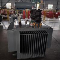 Transformateur de distribution immergé dans l'huile en cuivre pur pour extérieur 11KV 33KV 500KVA