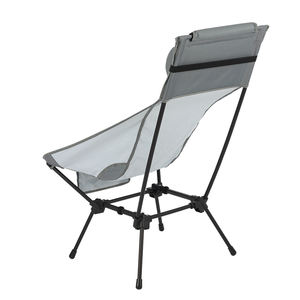 Chaise de camping pliable portable de haute qualité pour l'extérieur, avec dossier haut, compacte, légère, pour la randonnée, la plage, avec coussin - Product Image 2