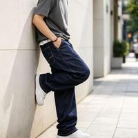 Nouveau design – Jean évasé pour homme, grande taille, coupe ample, style hip-hop, polyvalent, en denim vintage – OEM ODM
