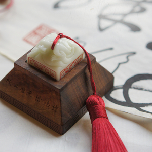 Mini Sceau de la Reine Antique et Timbre Empereur Pas Cher En Gros DIY Pierre De <span class=keywords><strong>Jade</strong></span> Artisanat avec Logo Personnalisé Timbre Pierre Semi-Précieuse Artisanat - Product Image 3