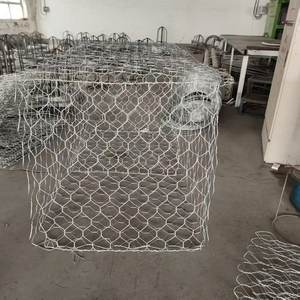 Global Shipping 80*100mm Decorative Garden <strong>Fence</strong> Welded Galvanized Hexagonal Woven <strong>Gabion</strong> <strong>Fence</strong> Wire Mesh for Slope protection - Product Image 3