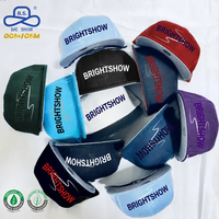 2026 Mode Stijlvolle Flat Brim Baseball Cap Effen Kleuren Hip Hop Stijl Snapback Caps voor Street Party Wear met geborduurd logo
