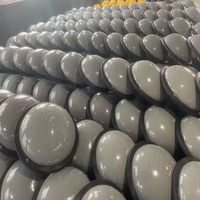 Ballon d'équilibre antidérapant demi-sphère avec bandes de résistance, ballon de yoga pour l'entraînement du tronc et la remise en forme à domicile