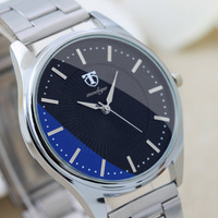 Achetez 1 montre à quartz pour homme à mouvement inversé, cadran vert, aiguilles en verre, acier inoxydable, étanche, fabricants de montres à marque privée