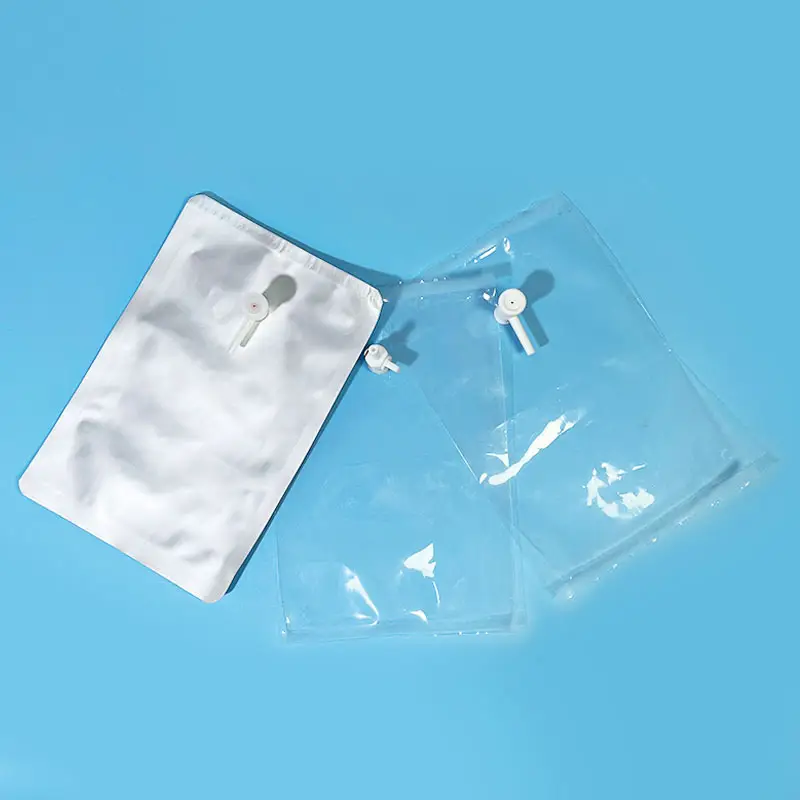 Plastic pvf producer tedlar dual valve foil air single valve aluminum foil gas sampling bag collection