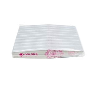 Factory Wholesale 100/180 pink Half Moon Double Sided Flower Pattern High Quality Sponge <b>Nail</b> <b>File</b> for <b>Nail</b> - Product Image 3