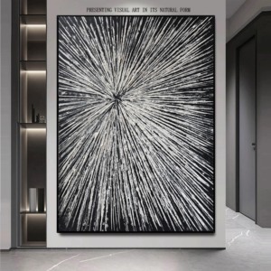 2025 Bán Buôn Tùy Chỉnh Tường Trừu Tượng Nghệ Thuật Wabi Sabi Khách Sạn Tường Nghệ Thuật 100% Handmade 3D Kết Cấu Thạch Cao Sơn - Product Image 2