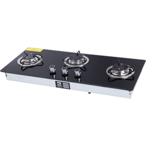 Cuisinière à gaz pour <span class=keywords><strong>camping</strong></span>-<span class=keywords><strong>car</strong></span> avec trois brûleurs, cuisinière à gaz de comptoir pour caravane et voyage - Product Image 1