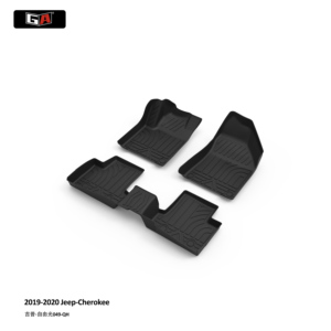 Meilleure vente GA : Tapis de voiture 3 pièces en TPE, imperméables et anti-salissures, pour <span class=keywords><strong>Jeep</strong></span> <span class=keywords><strong>Cherokee</strong></span> - Product Image 2
