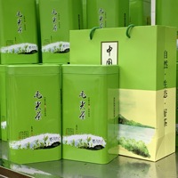 Thé vert Maojian du Yunnan, nouvelle récolte 2026, feuilles entières, variété en bande droite, saveur douce et parfumée, vente en gros pour marchands, revendeurs et bars