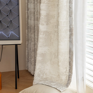 Chất lượng cao Chenille Jacquard polyester dày Màn dệt cửa sổ sang trọng Rèm cho phòng khách phòng ngủ - Product Image 5