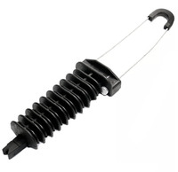 Pince de tension de type cale en nylon PA1500, capacité 1000 kg, galvanisée à chaud