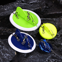 4 Tailles Accessoire de Pêche Directionnelle en Mer Réglable Pêche à la Traîne Disque Plongeur