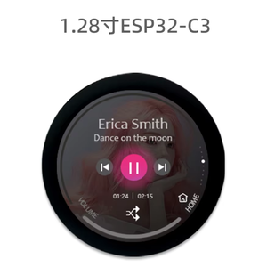 <strong>ESP32</strong>-C3 Development Board with 1.28 Inch Round <strong>LCD</strong> Touchscreen - WiFi/Blue Tooth 5.0 IoT <strong>Module</strong> (240x240 Resolution) - Product Image 3