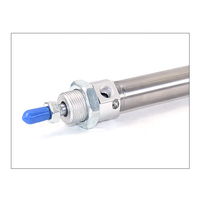 Actionneur pneumatique à poussée linéaire DSNU-PPV-A, tampon pneumatique ISO6432, petit piston