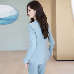 Women's Winter 2025 Suit Jacket Long Sleeve Polyester Workwear Professional Uniform For Office Store Hotel - Product Image 4