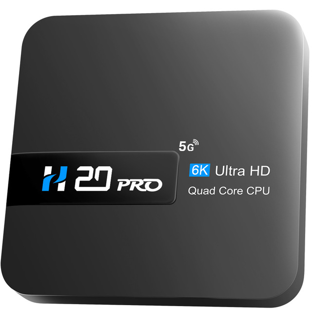 High-quality H20PRO H313 Android 10 TV Box, Quad-core Network Set-top Box, 4K Resolution, Supports Wireless Screen Projection.