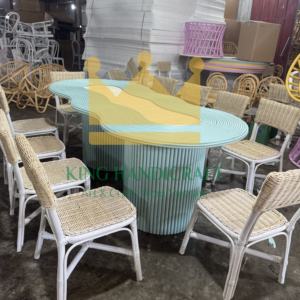 Silla de ratán tejida a mano para niños, material natural hecho a mano, asientos cómodos para la escuela, jardín de infantes, muebles de fiesta en casa - Product Image 6