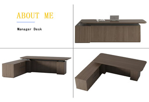 Escritorio Ejecutivo Modular de Lujo de Alta Gama, Ajustable, de Madera Sólida, Diseño Ecológico, Construcción Duradera, Ergonómico y Moderno para Oficina - Product Image 6