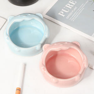 Futeng ที่เขี่ยบุหรี่เซรามิกลายการ์ตูนน่ารักขนาดใหญ่สำหรับใช้ในร้านอาหารของขวัญสำหรับผู้ชาย - Product Image 2