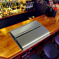 Support de table simple en acier inoxydable, support de menu de restaurant durable à bas prix
