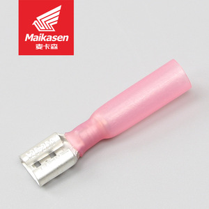 <span class=keywords><strong>Tube</strong></span> thermorétractable en <span class=keywords><strong>cuivre</strong></span> FDH-1.25 étanche à l'eau avec des bornes à sertir <span class=keywords><strong>pré</strong></span>-isolées adhésives thermofusibles pour connecteur de fil - Product Image 1