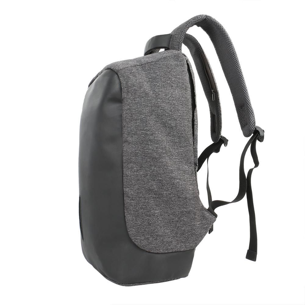 Durable Style Rétro Mode Jeunesse Voyage Ordinateur Portable Anti-vol Sac À Dos avec Port USB
