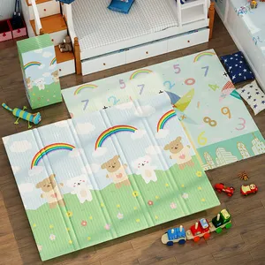 Portable tout-petits enfants ramper tapis de jeu étanche antidérapant activité XPE mousse sol pliant bébé tapis de jeu