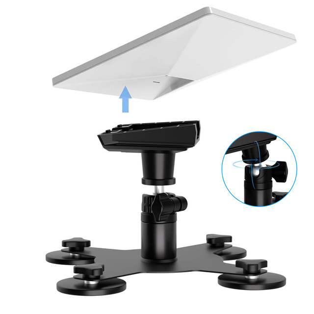 2025 OEM Custom Processing Starlink Mini Magnetic Mount Antenna Holder Easy Installation Aluminum Alloy Mini Satellite Dish