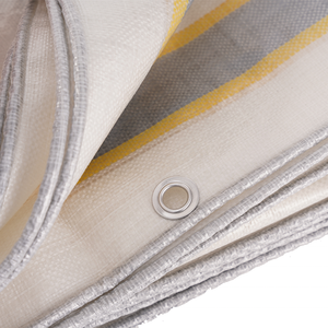 Bâche en polyéthylène tissé MILLION, résistante au soleil et à la pluie, en plastique HDPE, colorée, imperméable, 120g - Product Image 5