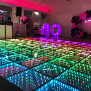 Enseigne Miroir 3D <span class=keywords><strong>LED</strong></span> Néon en Aluminium Personnalisable, Contrôle via Alexa et Application <span class=keywords><strong>WiFi</strong></span>, Animation Multicolore et Météo, Étanche IP65 - Product Image 3