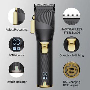 Ensemble <span class=keywords><strong>de</strong></span> tondeuses à barbe USB pour hommes sans fil rechargeables professionnelles - Product Image 3