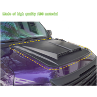 Nouvelle couverture de capot de voiture de Performance de pièces de carrosserie automatiques pour Jetour T2 Traveller ABS noir mat ajustement parfait