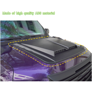 Nouvelle couverture de capot de voiture de Performance de pièces de carrosserie automatiques pour Jetour T2 Traveller ABS noir mat ajustement parfait - Product Image 5