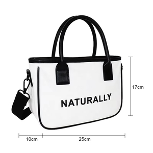 Sac fourre-tout personnalisé en feutre de laine épaisse pour femme, grande capacité, portable, avec fermeture, grand sac de rangement en feutre pour le shopping - Product Image 2