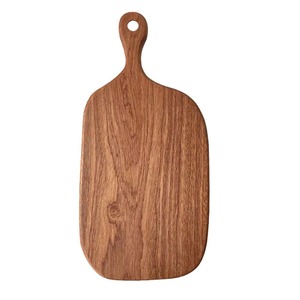 Planche à découper rectangulaire en bois massif avec poignée, pour fruits et pain - Product Image 5