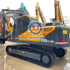 Excavatrice d'occasion de bonne qualité Hyundai 220LC-9S 220LC 220, excavatrice sur chenilles d'occasion Hyundai 220LC 220 LC 9S 220-9T - Product Image 6