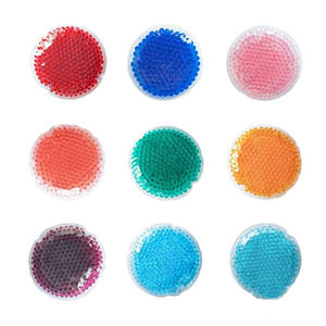 Printed Logo PVC Gel Reusable Round Gel Bead <b>Hot</b> <b>Cold</b> Pack for Pain Relief Microwavable Freezable <b>Cold</b> Compress - Product Image 6