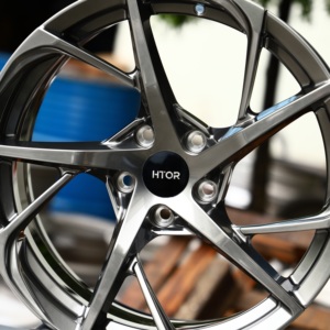 Jantes forgées sur mesure HTOR 19x8.5 19x9.5 5x114.3 gris anthracite à rayons rotatifs pour ADX Integra TLX <span class=keywords><strong>MDX</strong></span> Civic Accord Prelude - Product Image 4