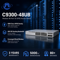 Network Essentials Neuer C9300-48UB 48-Port UPOE Hochleistungs-Modularer Uplink StackWise-480 Enterprise Access Switch