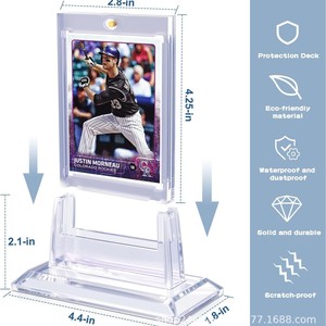 Boîte de rangement magnétique 3 en 1 pour cartes Yu-Gi-Oh, pour exposition et protection des cartes à collectionner - Product Image 5