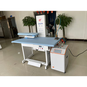 Table <span class=keywords><strong>à</strong></span> <span class=keywords><strong>repasser</strong></span> industrielle avec chaudière et un support pour fabricant de vêtements - Product Image 3